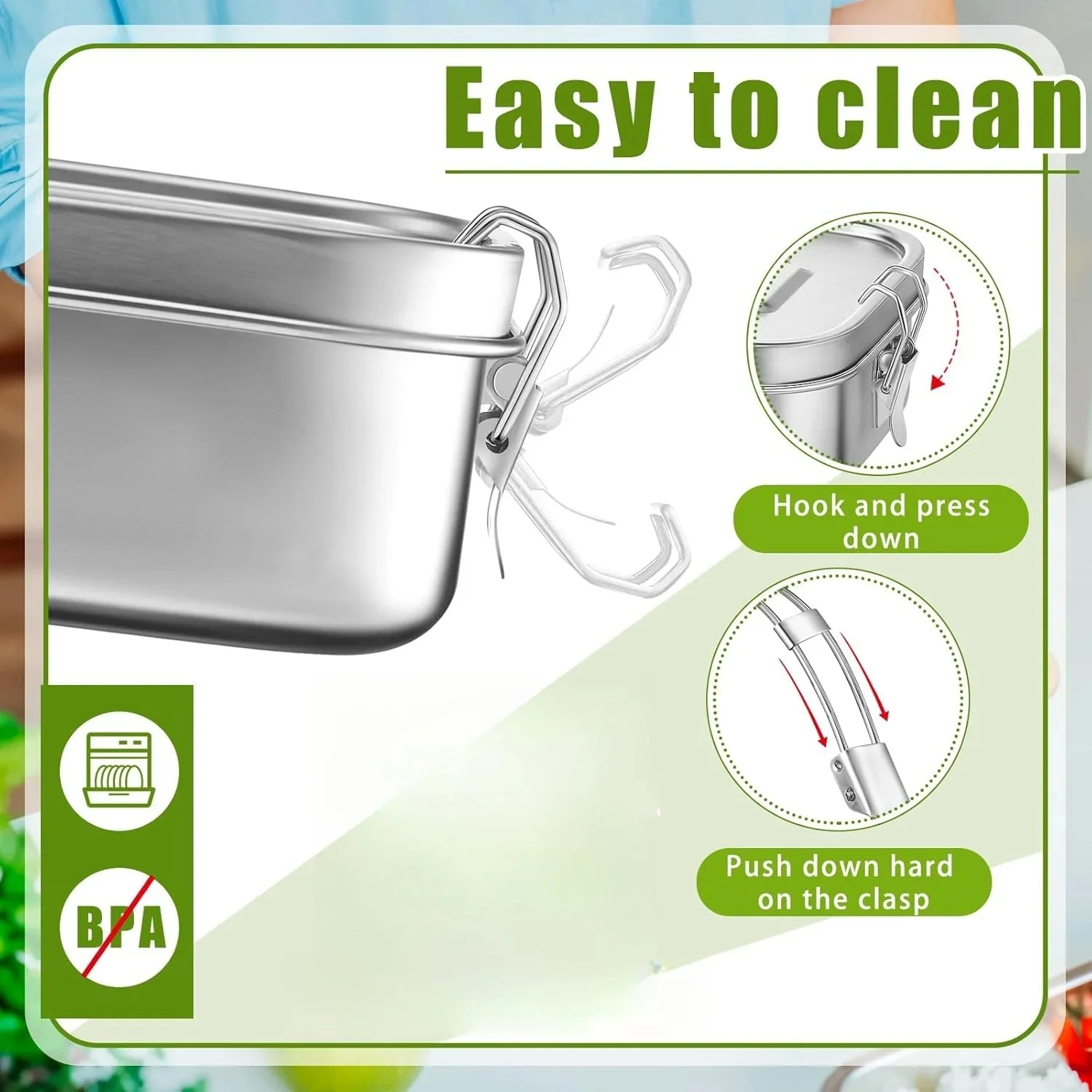 Stainless Steel Lunch Box for  - Meal Prep Bowl recension och pris