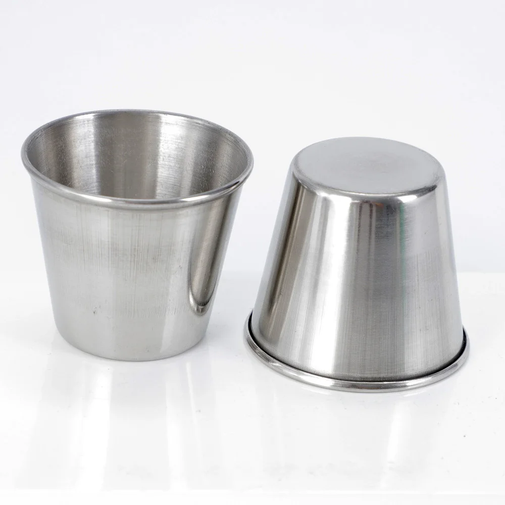 45/70ml Stainless Steel Sauce  - Sauce Dipping Cup recension och pris