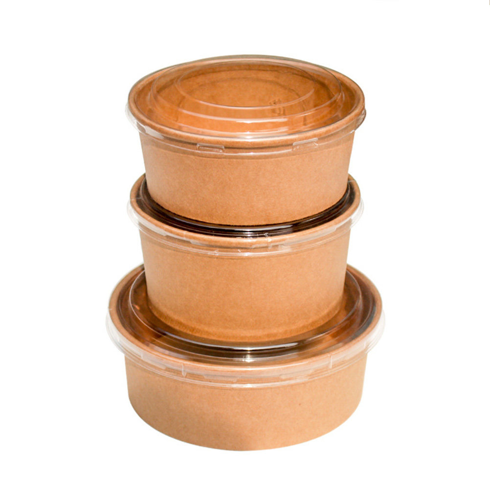 20pcs Kraft Paper Disposable F - Meal Prep Bowl recension och pris