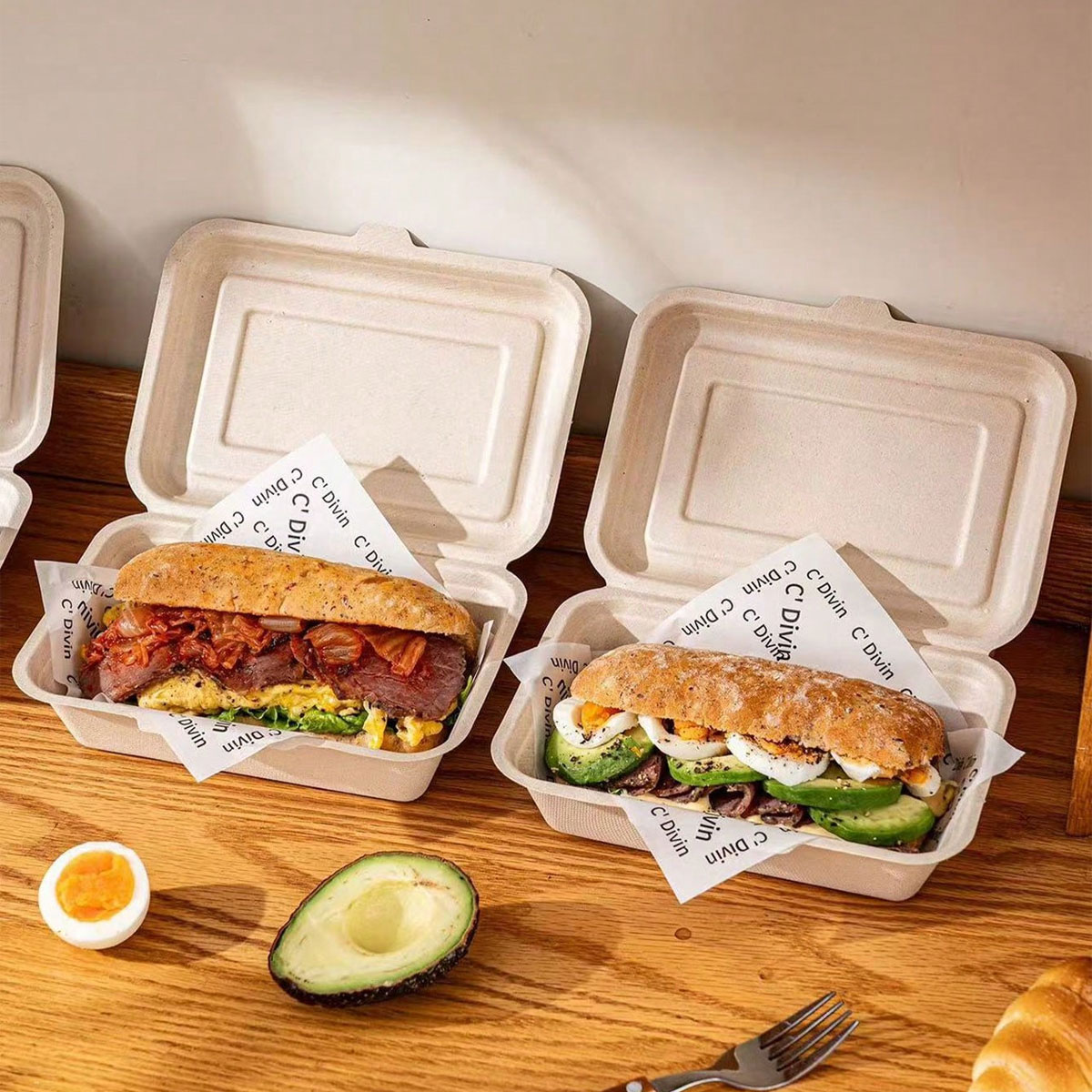Ciabatta Packaging Box, Paper  - Meal Prep Bowl recension och pris