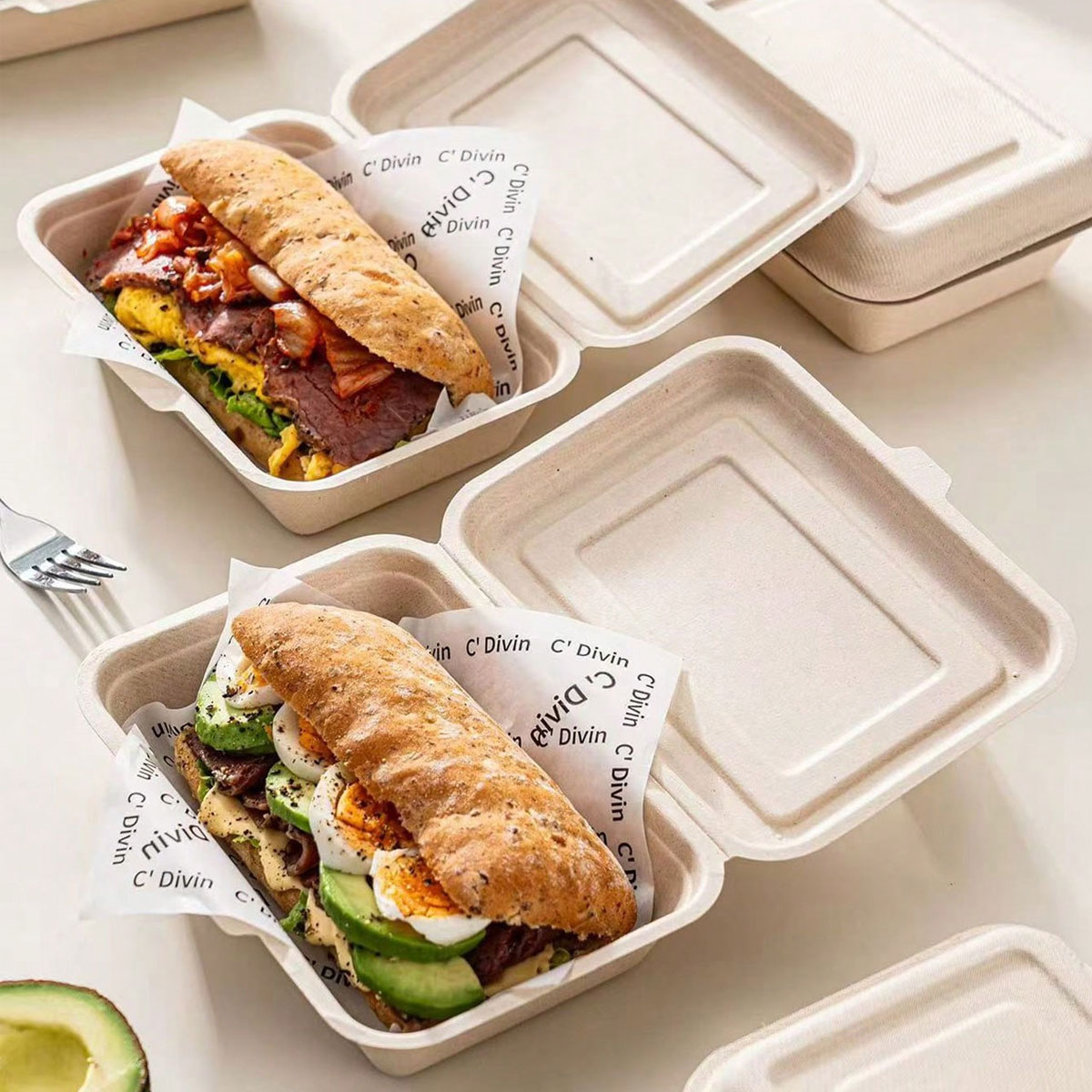 Ciabatta Packaging Box, Paper  - Meal Prep Bowl recension och pris